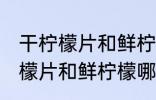 干柠檬片和鲜柠檬哪个更好一些 干柠檬片和鲜柠檬哪个比较好