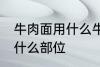 牛肉面用什么牛肉部位 牛肉面用牛肉什么部位