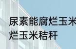 尿素能腐烂玉米秸秆吗 尿素能不能腐烂玉米秸秆